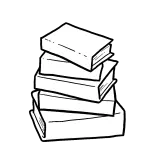 A stack of books